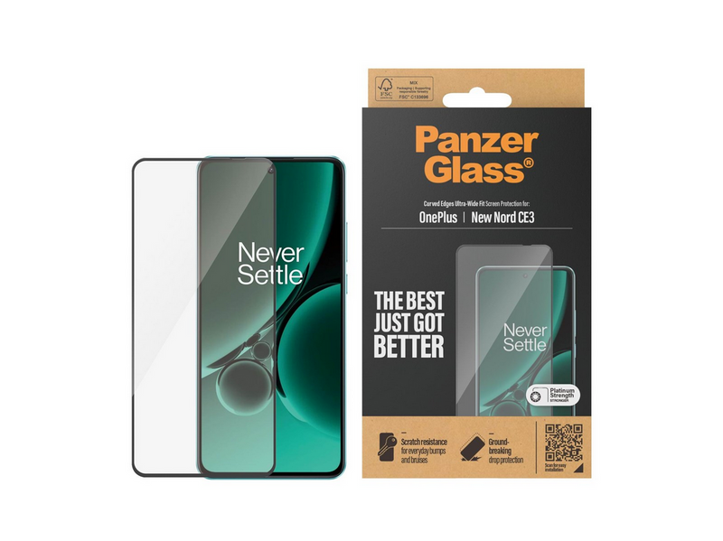 PanzerGlass Screen Protector OnePlus Nord CE4 | Ultra-Wide Fit