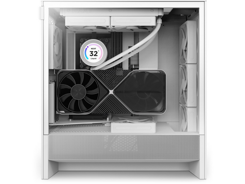 NZXT H5 Flow (2024) - White - Gehäuse - Miditower - Weiß