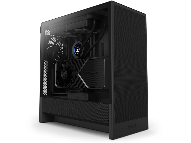 NZXT H5 Flow (2024) - Black - Gehäuse - Miditower - Schwarz