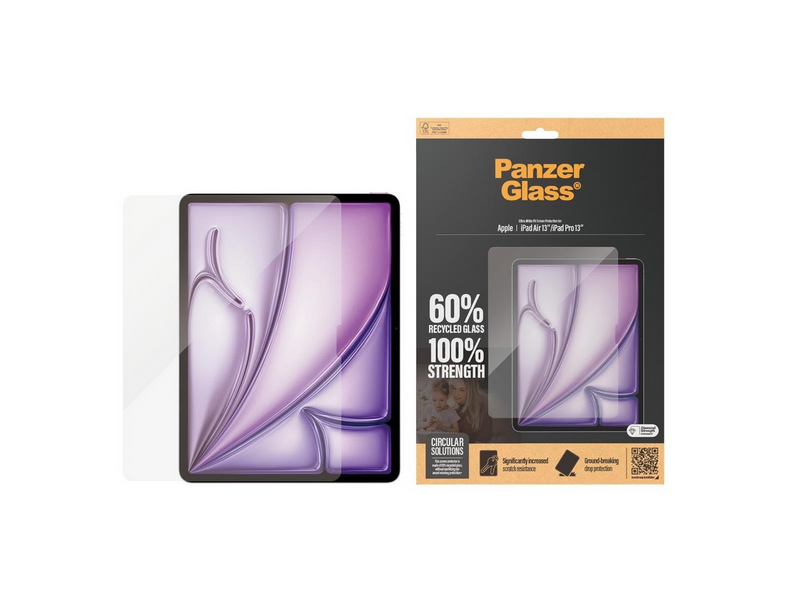 PanzerGlass Screen Protector iPad Air 13'' (2024-2026) | iPad Pro 13'' (2024-2025) | Ultra-Wide Fit