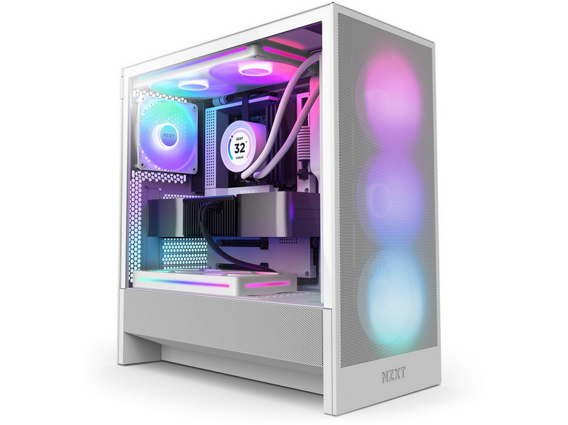 NZXT H5 Flow RGB (2024) - Gehäuse - Miditower - Weiß