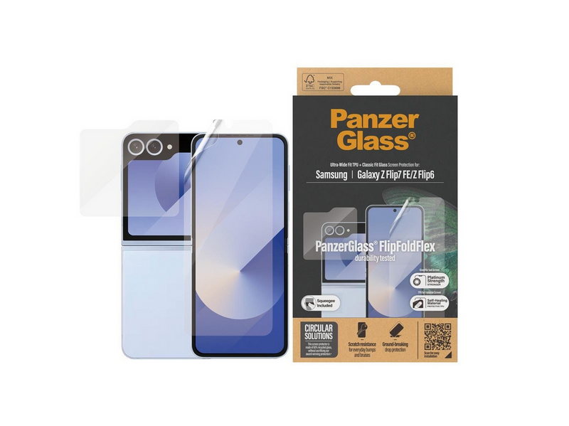 PanzerGlass Screen Protector Samsung Galaxy Z Flip7 FE | Flip6 | Glass & Film