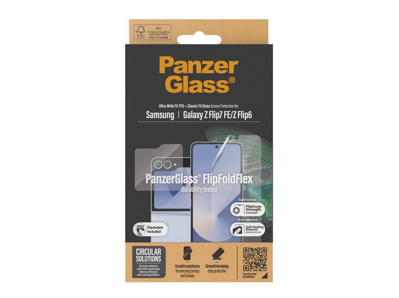 PanzerGlass Screen Protector Samsung Galaxy Z Flip7 FE | Flip6 | Glass & Film