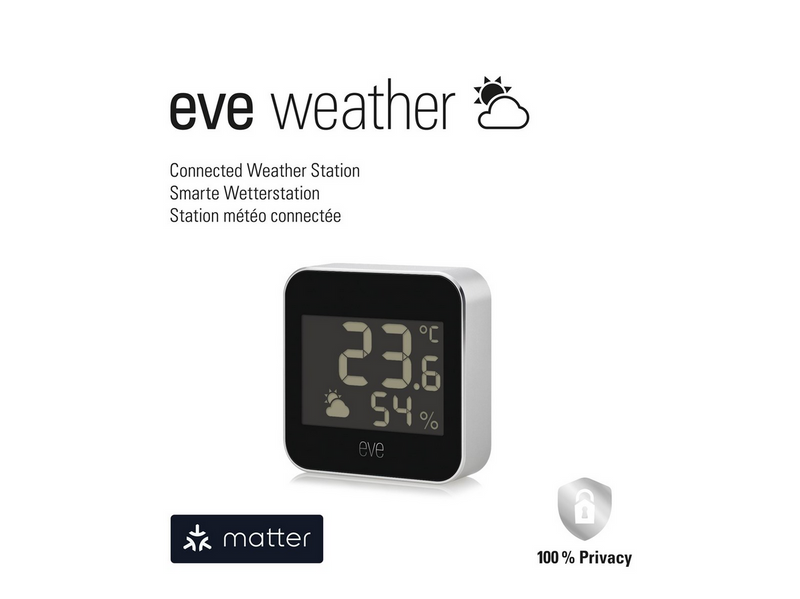 Eve Weather - Smarte Wetterstation (Matter)