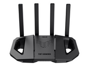 ASUS TUF Gaming BE3600 -Wi-Fi 7 - 4-Antenna - 4-Port switch - Wireless router 802.11a/b/g/n/ac/ax/be (Wi-Fi 7) - Wireless router 802.11a/b/g/n/ac/ax/be (Wi-Fi 7)