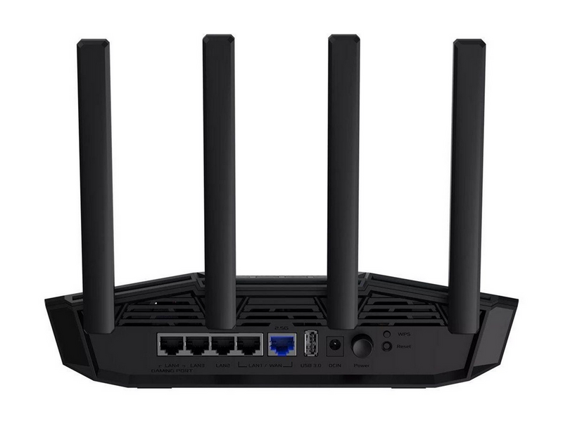 ASUS TUF Gaming BE3600 -Wi-Fi 7 - 4-Antenna - 4-Port switch - Wireless router 802.11a/b/g/n/ac/ax/be (Wi-Fi 7) - Wireless router 802.11a/b/g/n/ac/ax/be (Wi-Fi 7)