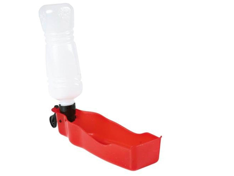 Trixie Bottle with bowl plastic 0.5 l - Assorted