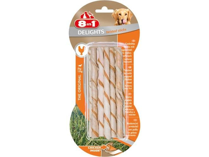 8 in 1 Delights Twisted Sticks 10 pcs.