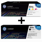 HP Original 304A Toner 4er Set schwarz, cyan, magenta, gelb