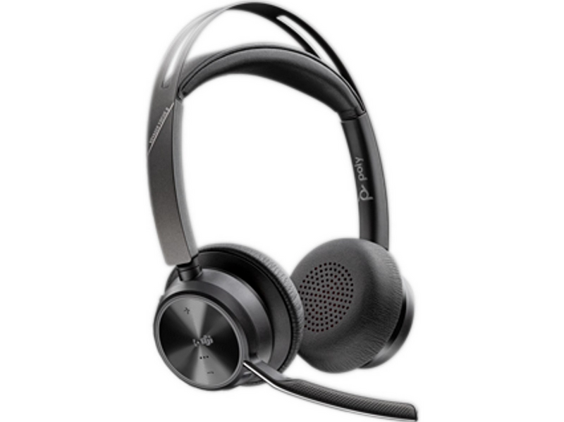 HP Poly Voyager Focus 2 USB-C-C Headset +USB-C/A Adapter +Charging Stand