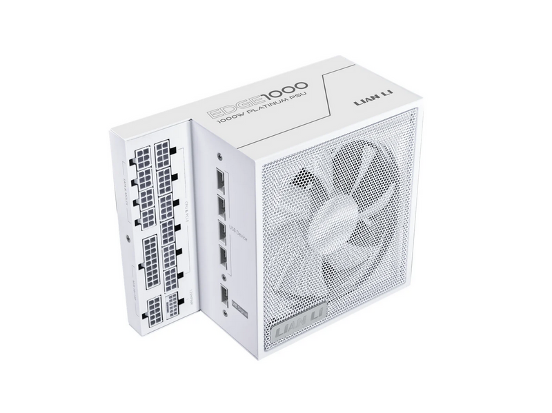 Lian Li EDGE 1000 White Netzteile - 1000 Watt - 120 mm - ATX 3.1 - 80 Plus Platinium