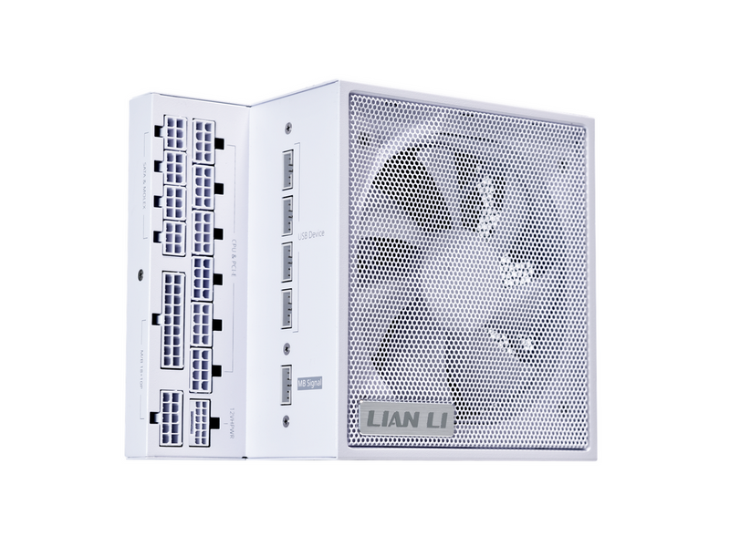 Lian Li EDGE 1000 White Netzteile - 1000 Watt - 120 mm - ATX 3.1 - 80 Plus Platinium