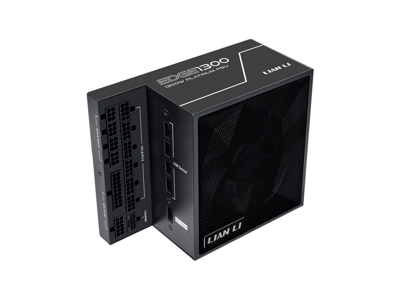 Lian Li EDGE 1300 BLACK Netzteile - 1300 Watt - 120 mm - ATX 3.1 - 80 Plus Platinium