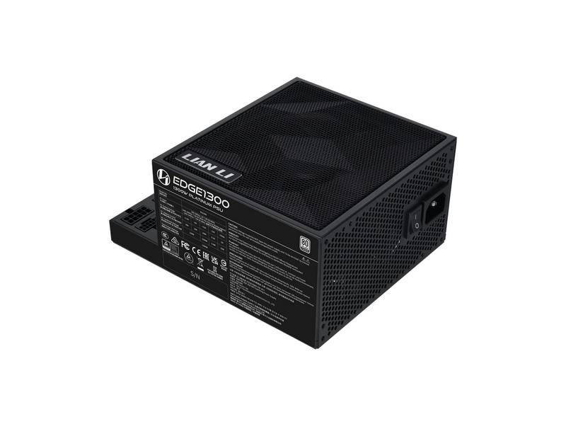 Lian Li EDGE 1300 BLACK Netzteile - 1300 Watt - 120 mm - ATX 3.1 - 80 Plus Platinium
