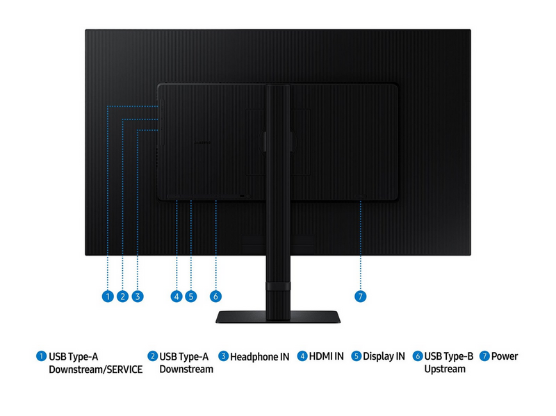32" Samsung ViewFinity S6 S32D600EAU - 2560x1440 (QHD) - 100Hz - IPS