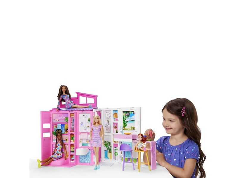 Barbie Getaway Doll House & Doll