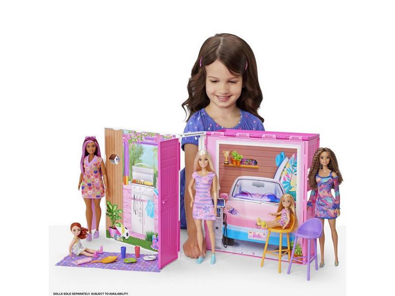Barbie Getaway Doll House & Doll