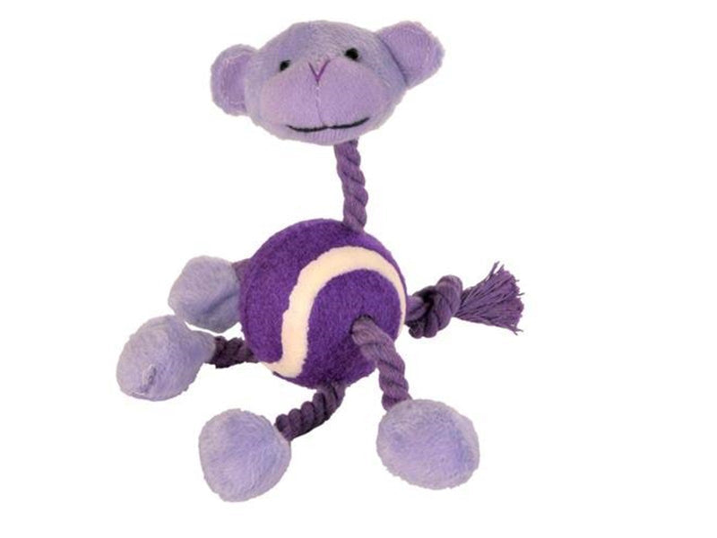 Trixie Figure with rope and tennis ball plush 16 cm - assorted