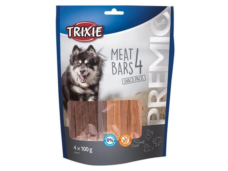 Trixie PREMIO 4 Meat Bars chicken/duck/lamb/salmon 4 × 100 g