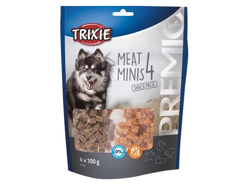 Trixie PREMIO 4 Meat Minis chicken/duck/beef/lamb 4 × 100 g
