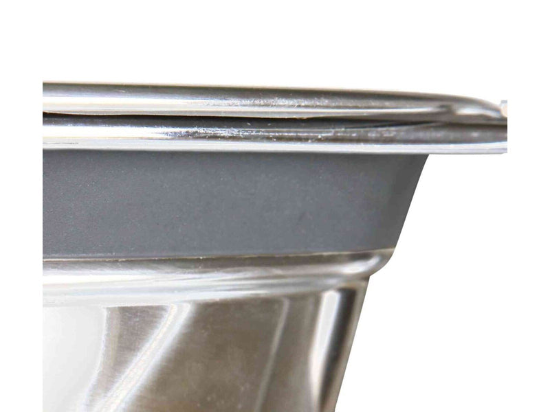 Trixie Edelstahlnapf-Set mit Klapperschutz 2x 1.5L 21cm