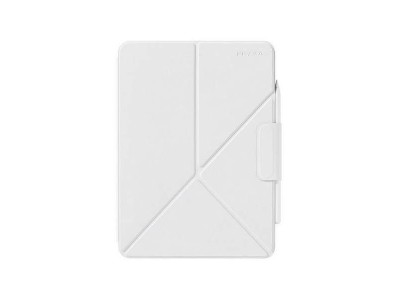 PITAKA Folio 2 case white - iPad Air 13" 2024 iPad Pro 12.9" 2018/2022