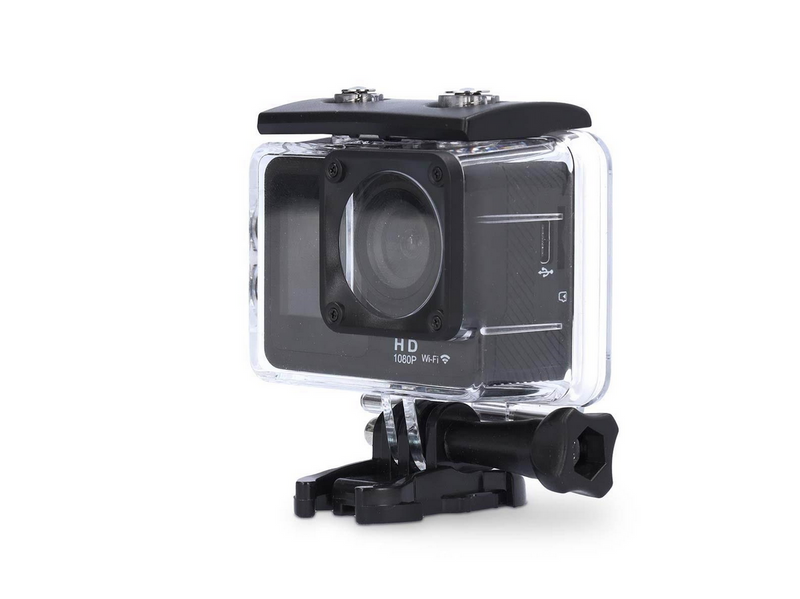 Nedis Action Cam | Dual Screen | 1080p@30fps | 12 MPixel