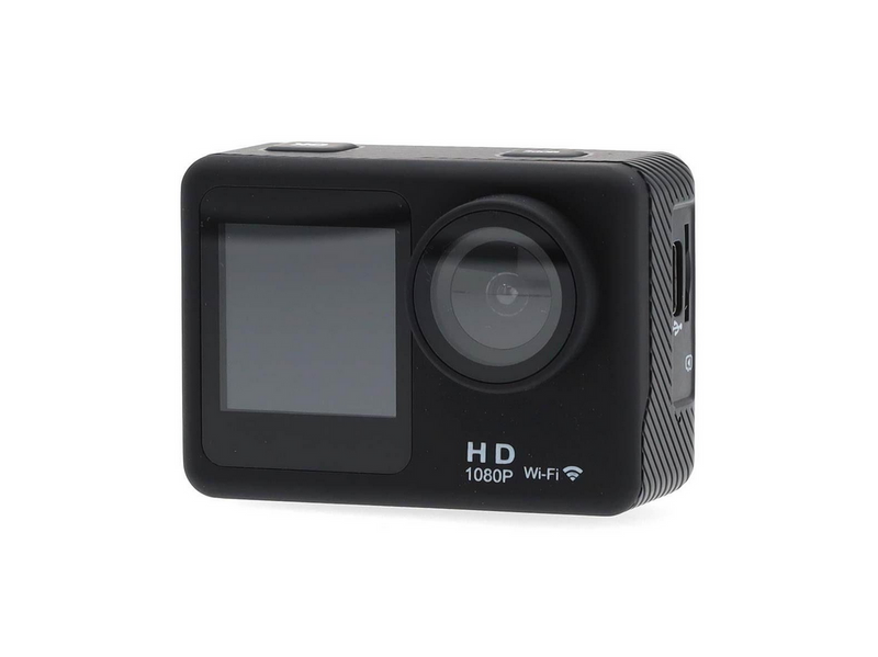Nedis Action Cam | Dual Screen | 1080p@30fps | 12 MPixel