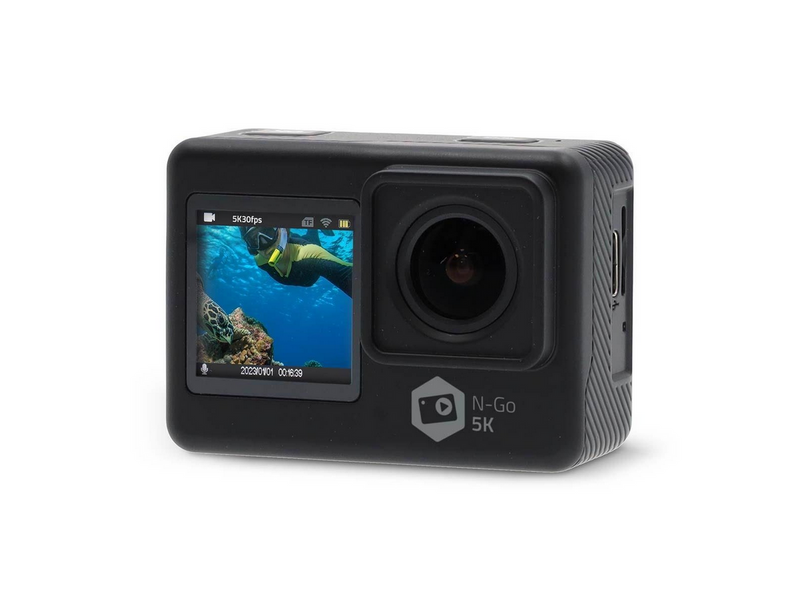 Nedis Action Cam | Dual Screen | 5K@30fps | 16 MPixel