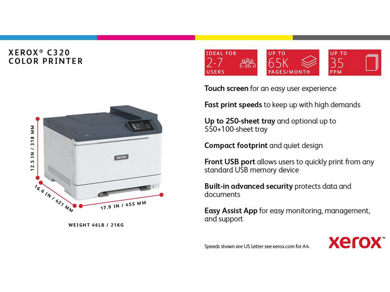 Xerox C320V_DNI laser printer - Farbe - Laser