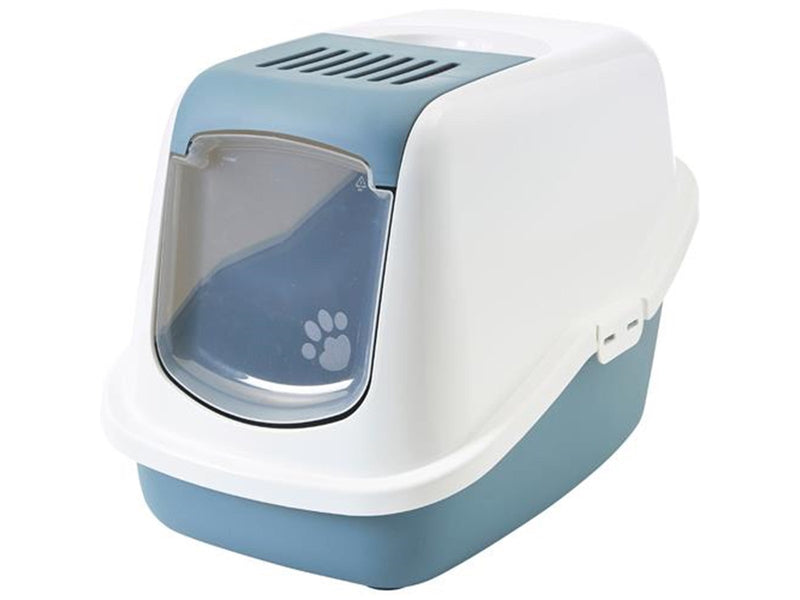 Savic Nestor Cat Toilet Home Light Blue 56x39cm