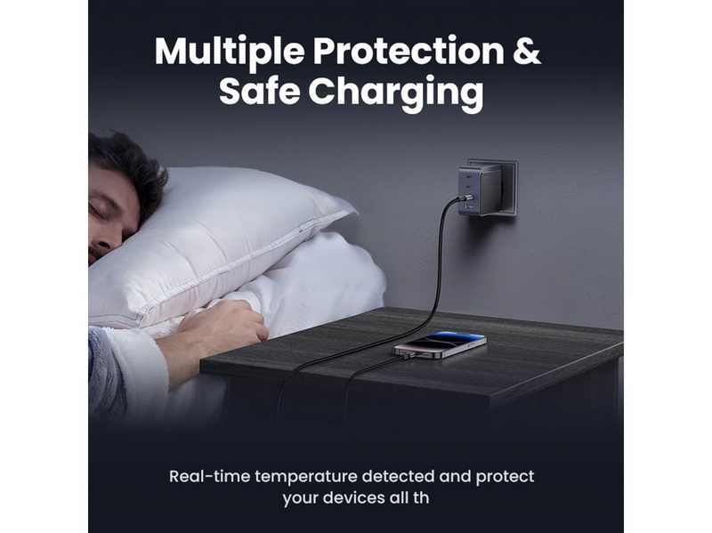UGREEN Nexode S 100W 4-Port GaN PD Fast Charger (USB-A + 3x USB-C)