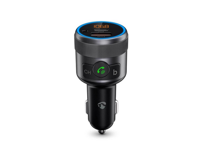 Nedis Car FM Transmitter | Fixed | Hands free calling | 1 "