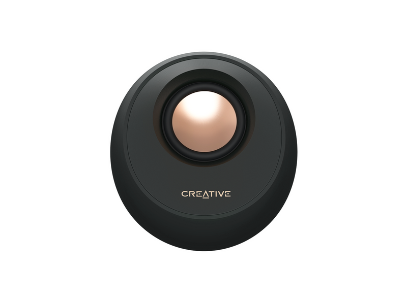 Creative Pebble Pro - Black - Bluetooth - 2.0 PC-Lautsprecher - Schwarz
