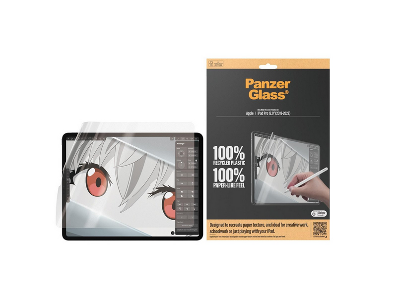 PanzerGlass GraphicPaper® Screen Protector iPad Pro 12.9'' (2018 2020 2021 2022) | Ultra-Wide Fit