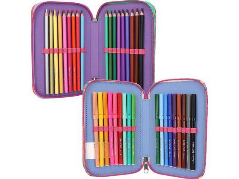 Topmodel Triple Pencil Case JOY