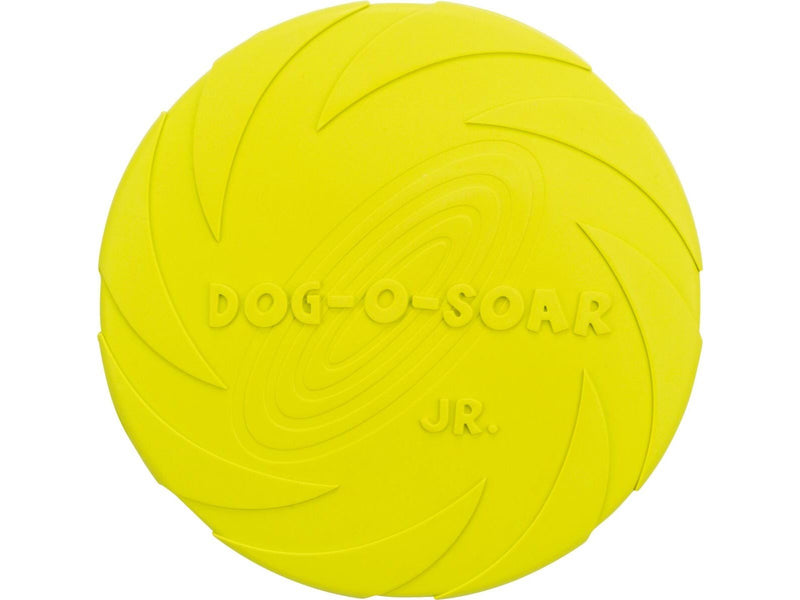 Trixie Dog Disc Frisbee Natural Rubber Lime 15cm