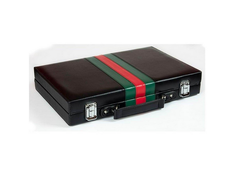 Vennerød Backgammon in leather case