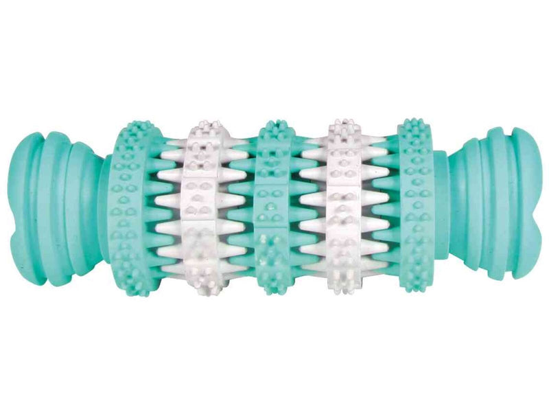 Trixie Denta Fun Bone Kauspielzeug aus Naturkautschuk mit Minzgeschmack Mittel 11cm