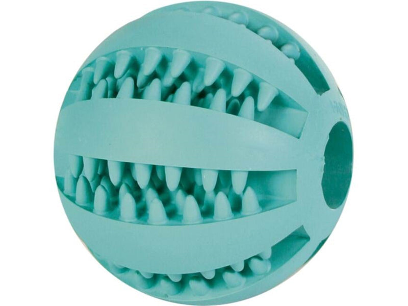 Trixie Dog Toy Denta Fun Ball Rubber Mint Flavour 7cm
