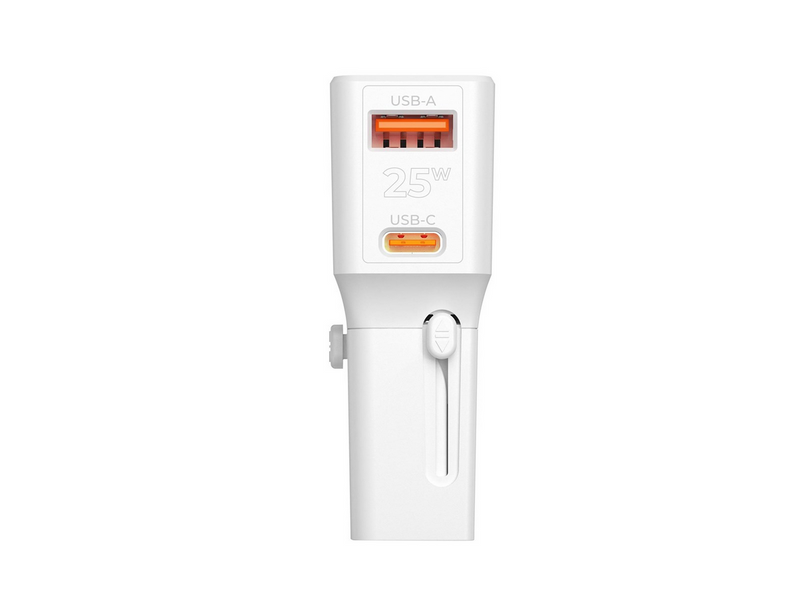 Mobile Origin Travel adapter 25W - EU/US/UK/AU - white
