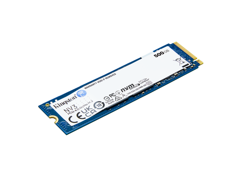 Kingston NV3 SSD - 500GB - PCIe 4.0 - M.2 2280
