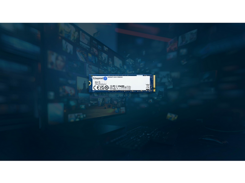 Kingston NV3 SSD - 500GB - PCIe 4.0 - M.2 2280