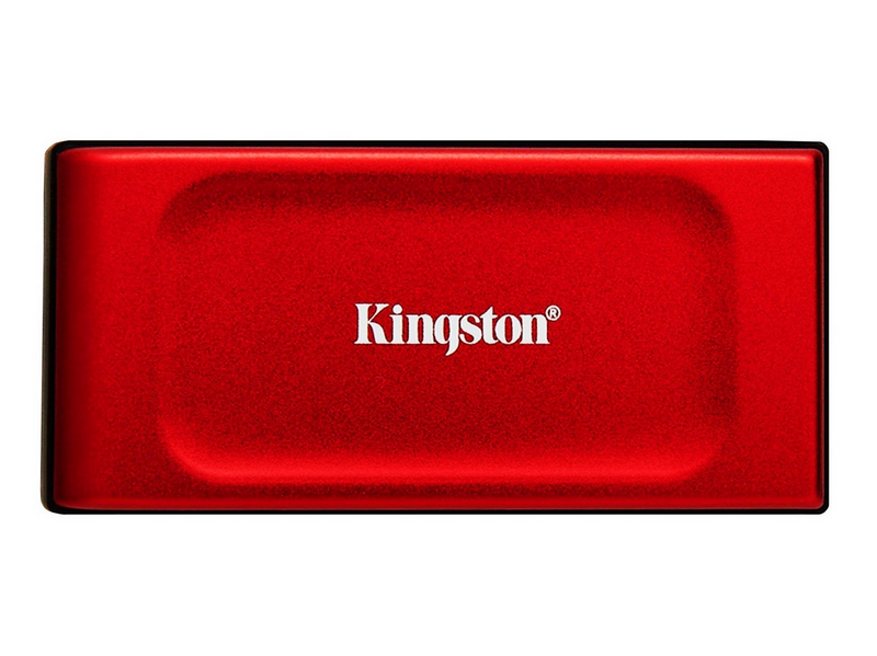 Kingston XS1000 Portable SSD - 1TB - Extern SSD - Rot - USB 3.2 Gen 2