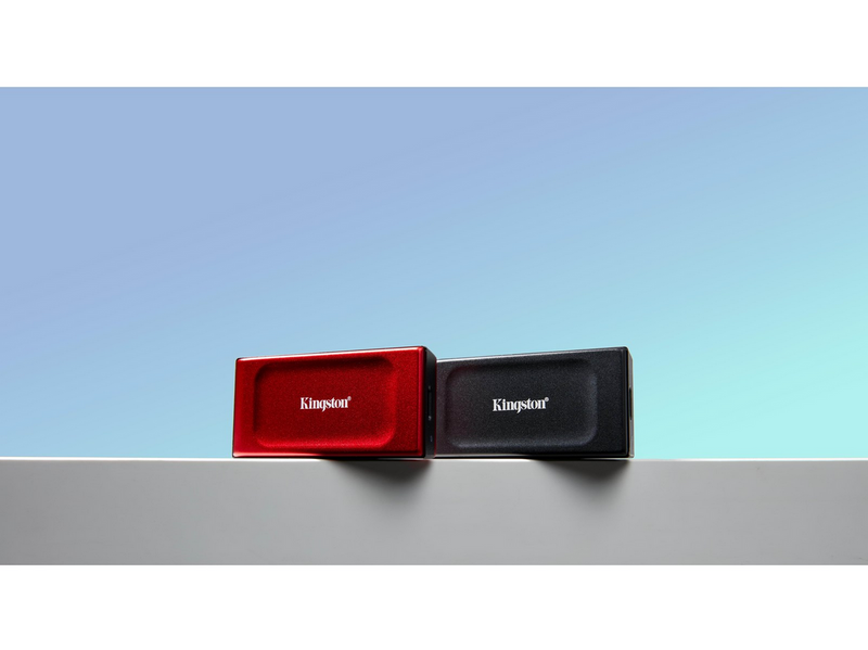 Kingston XS1000 Portable SSD - 2TB - Extern SSD - Rot - USB 3.2 Gen 2