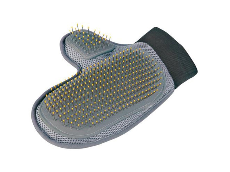 Trixie Fur care glove mesh material/TPR/metal bristles 18 × 24 cm