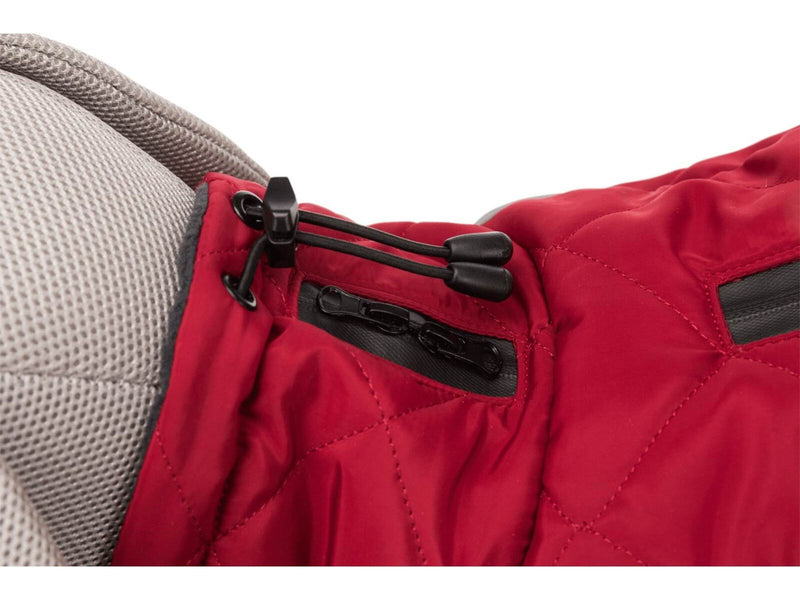 Trixie Minot Dog Coat Red Size M Stomach Circum: 52-76cm Back Length: 50cm