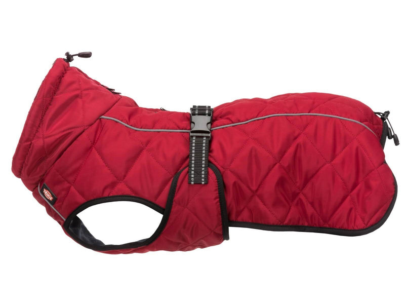 Trixie Minot Dog Coat Red Size M Stomach Circum: 44-70cm Back Length: 45cm