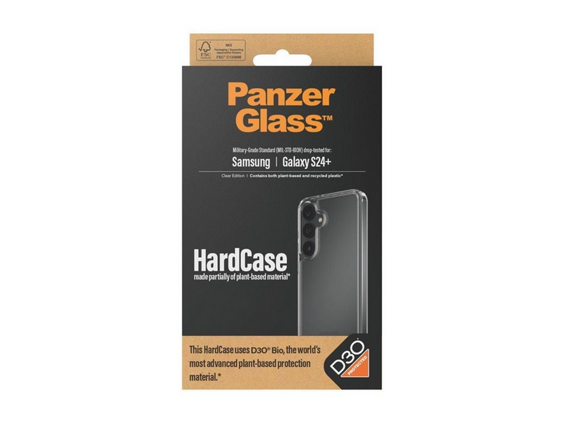 PanzerGlass HardCase w. D3O® Samsung Galaxy S24 Plus | Transparent
