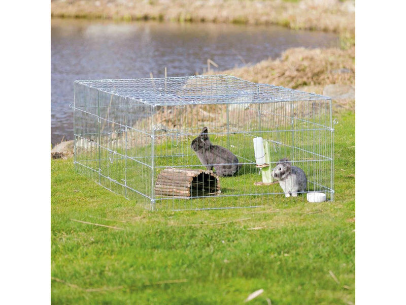 Trixie natura outdoor run with cover metal 216 × 65 × 116 cm